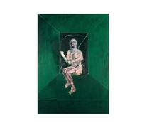 Francis Bacon print on Canvas Study for a Figure in Battleship Poster abstract portrait wall art Famous paintings reproduction artwork wall decor Living Room Office55x40cm(22x16in) Frameless