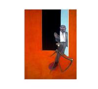Francis Bacon print on Canvas Study for a Portrait March 1991 Poster abstract portrait wall art Famous paintings reproduction artwork wall decor Living Room Office70x50cm(28x20in) Frameless