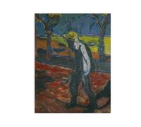 Francis Bacon print on Canvas Study for a Portrait of Van Gogh IV Poster abstract portrait wall art Famous paintings reproduction artwork wall decor Living Room Office80x60cm(31x24in) Frameless
