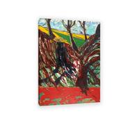 Francis Bacon print on Canvas Study for a Portrait of Van Gogh VI Poster abstract portrait wall art Famous paintings reproduction artwork wall decor Living Room Office42x30cm(17x12in) Framed