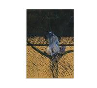 Francis Bacon print on Canvas Study of a Baboon Poster abstract portrait wall art Famous paintings reproduction artwork wall decor Living Room Office90x60cm(35x24in) Frameless