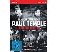 Francis Durbridge: Paul Temple Spielfilm-Collection / Fünf britische Kinofilme nach Francis Durbridge mit umfassendem Bonusmaterial (Pidax Film-Klassiker)