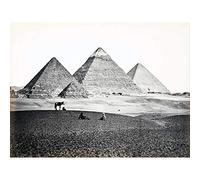 Francis Frith Pyramids Of El Geezeh Large Wall Art Print Canvas Premium Poster Mural