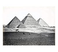 Francis Frith Pyramids Of El Geezeh Unframed Wall Art Print Poster Home Decor Premium