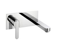 Francis Pegler Strata Wall Mounted Basin Mixer Tap Chrome Inc Click Waste