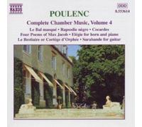 Francis Poulenc Complete Chamber Music, Volume 4 (CD) Album (US IMPORT)