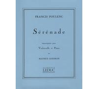 Francis Poulenc: Sérénade (Cello and Piano), Transcribed by Maurice Gendron, Alphonse Leduc/Heugel HE31361