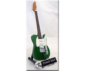FRANCIS ROSSI STATUS QUO Miniature Guitar w/Guitar Pick