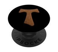 Franciscan Catholic Tau Cross - St. Francis PopSockets Adhesive PopGrip