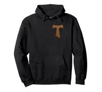 Franciscan Catholic Tau Cross - St. Francis Pullover Hoodie