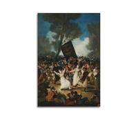 Francisco De Goya Black Famous Painting Posters The Funeral Art Canvas Painting Decor Wall Print Photo Home Modern Decoratives 12x18inch(30x45cm)