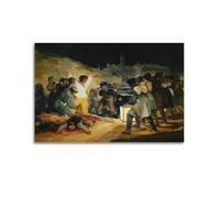 Francisco De Goya Great Works of Art The Shootings of May Third Poster Canvas Wall Art Picture Prints Hanging Photo Idea Decor 24x36inch(60x90cm)
