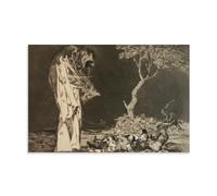 Francisco De Goya Painter Works《Los Disparates》Printed Posters Painting On Canvas Wall Art Scroll Picture Print Living Room Walls Decor Homes 08x12inch(20x30cm)