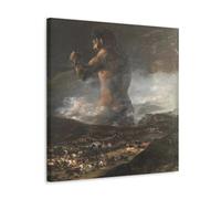 Francisco De Goya Painter Works《The Colossus》Printed Posters Artworks Picture Print Wall Art Painting Canvas Gift Decor Homes Decorative 12x12inch(30x30cm)