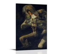 Francisco De Goya Poster - Saturn Devouring His Son Poster Decorative Painting Print Picture Canvas Wall Art Bedroom Office Living Room Decoration 16x24inch(40x60cm)