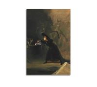 Francisco De Goya Printed Posters The Bewitched Man Wall Art Picture Painting Canvas Prints Artworks Bedroom Living Room Decor 24x36inch(60x90cm)