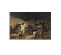 Francisco De Goya-The 3rd of May 1808 in Madrid, The Executions on Principe Pio Hill Picture Print Wall Art Poster Painting Canvas