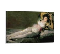 Francisco De Goya-The Clothed Maja Art Poster Canvas Painting Decor Wall Print Photo Home Modern Decorative Posters 16x24inch(40x6