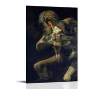 Francisco De Goya Works《Saturn Devouring His Son》Printing Posters Printed Canvas Wall Art Paintings Contemporary Decor Artworks for Home 20x30inch(50x75cm)