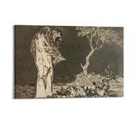 Francisco Goya（Riddle of Fear） artistic Creations Poster Wall Art Bedroom Prints Home Decor Hanging Picture Canvas 20x30inch(50x75cm)