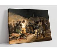 Francisco Goya The Third Of May Decor Canvas Wall Art Picture Print - 30 inch wide x 20 inch high (Frame Depth 30mm)