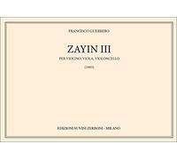 Francisco Guerrero-Zayin III-string trio