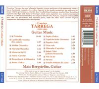 FRANCISCO T RREGA: GUITAR MUSIC NEW CD