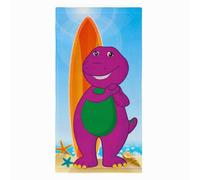 Franco Barney Classic Kids Super Soft 58" x 28" Bath/Pool/Beach Towel Official Merchandise