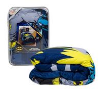 Franco Batman Caped Classic Twin Reversible Comforter, Blue, NJ547T