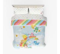 Franco Care Bears Classic Super Soft Cozy Reversible Microfiber Comforter and Sheet Set, 5 Piece Full Size, (Official Licensed Product) Collectibles