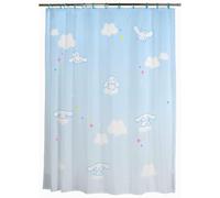 Franco Cinnamoroll 13 Piece Shower Curtain and Ring Set, (100% Officially Licensed Product)