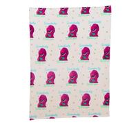 Franco Collectibles Barney Retro Bedding Super Soft Cozy Plush Throw, 46 in x 60 in, (Officially Licensed Product)