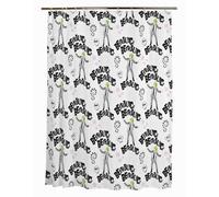 Franco Collectibles Beetlejuice Bath Microfiber Shower Curtain, 70x72, (Officially Licensed Product)