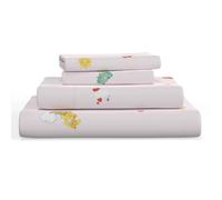 Franco Collectibles Care Bears Bedding Super Soft Cotton Sheet Set, 3 Piece Twin XL, College Dorm Essentials (Officially Licensed Product)