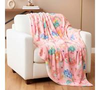 Franco Collectibles Care Bears Bedding Super Soft Plush Blanket, 62 in x 90 in, (Officially Licensed Product)