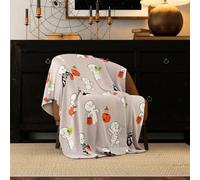 Franco Collectibles Casper The Friendly Ghost Halloween Throw Blanket, Super Soft Cozy Plush Bedding, 50" x 70", (Officially Licensed Product)