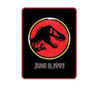 Franco Collectibles Jurassic Park Retro Style Bedding Super Soft Micro Raschel Throw, 46 in x 60 in, (Official Licensed Product)