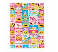 Franco Collectibles Miniverse Food Snacks Bedding Super Soft Cozy Plush Throw, 46 in x 60 in, (Officially Licensed Product)