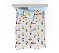 Franco Collectibles Peanuts Snoopy Bedding Super Soft Cozy Microfiber 4 Piece Queen Sheet Set, (Officially Licensed Product)