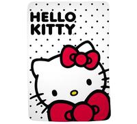Franco Collectibles Sanrio Hello Kitty Polka Dot Bedding Super Soft Plush Micro Raschel Blanket, 62 in x 90 in, (Official Licensed Product)