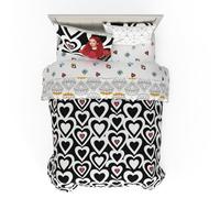 Franco Comforter and Sheet, Microfiber, Red-Descendants 4, 7 Piece Full Size