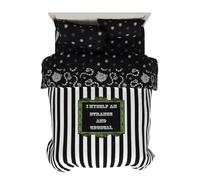Franco Comforter and Sheet Set, Microfiber, Beetlejuice, 5 Piece Full Size