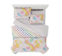 Franco Comforter and Sheet Set, Microfiber, Care Bears, Queen