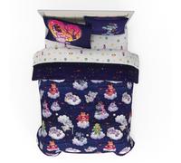 Franco Comforter and Sheet Set, Microfiber, Care Bears X Universal Monsters, 7 Piece Full Size