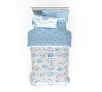 Franco Comforter and Sheet Set, Microfiber, Cinnamoroll, 5 Piece Twin Size