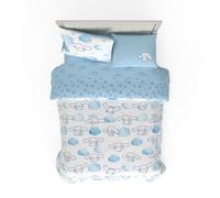 Franco Comforter and Sheet Set, Microfiber, Cinnamoroll, 7 Piece Full Size