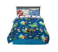 Franco Comforter and Sheet Set with Sham, Microfiber, Mario, 7 Piece Full Size