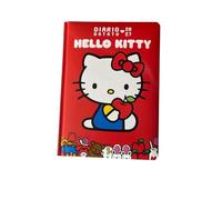 Franco Cosimo Panini Hello Kitty Dated Diary 2026/2027 Daily Diary with Bookmark, Red Hard Cover