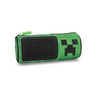 Franco Cosimo Panini Minecraft Tombolino Pencil Case, Green/Black 2, Casual