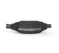 Franco Cosimo Panini Propaganda Official Propaganda Waist Bag with Main Compartment and Flat Back Pocket, Zip Closure and Adjustable Belt, 34 x 14.5 x 9 cm, Reflective Print, Black, 14.5x34x9, Casual